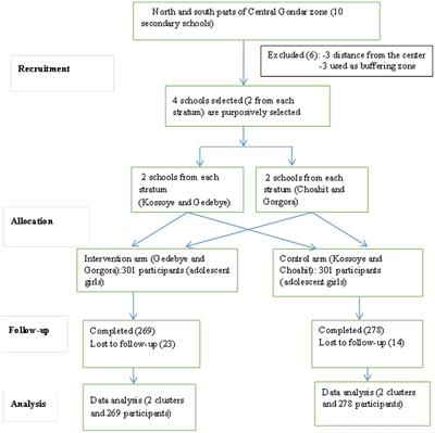 Dietary practice and nutritional status and the respective effect of pulses-based nutrition education among adolescent girls in Northwest Ethiopia: a cluster randomized controlled trial